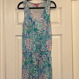 Lily Pulitzer Women’s Tropical Print Jumpsuit Small